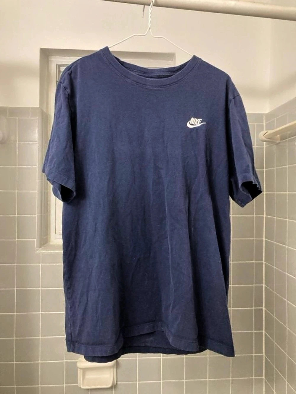 The Nike Tee Men's Cotton Tee Blue Size XL